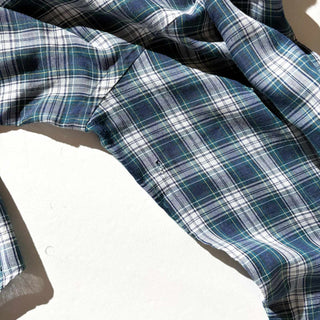 ～90's OLD GAP コットン×ポリエステル チェック L/S シャツ