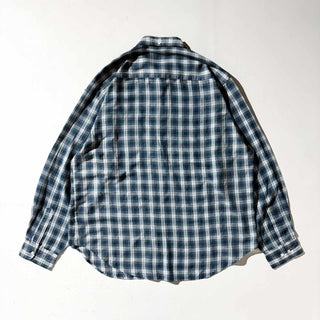 ～90's OLD GAP コットン×ポリエステル チェック L/S シャツ