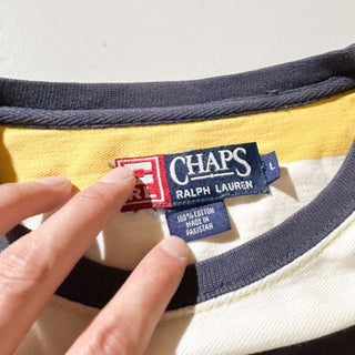 00's CHAPS RALPH LAUREN マルチボーダー Tシャツ