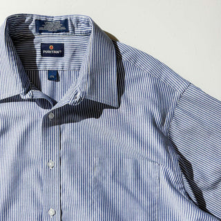90's "made in USA" puritan ストライプ S/S シャツ