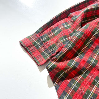 OLD Ralph Lauren シアサッカー チェック ボタンダウン L/S シャツ