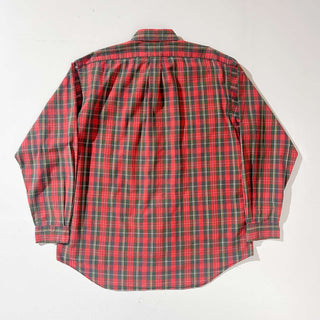OLD Ralph Lauren シアサッカー チェック ボタンダウン L/S シャツ