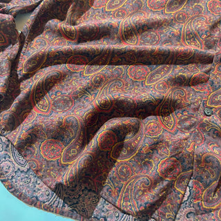 80's "made in ITALY" countess MARA 総柄 レーヨン L/S シャツ