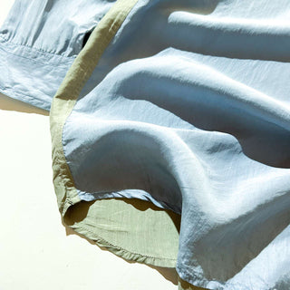 90's Bellissimo クレイジーパターン ダブルポケット シルク L/S シャツ