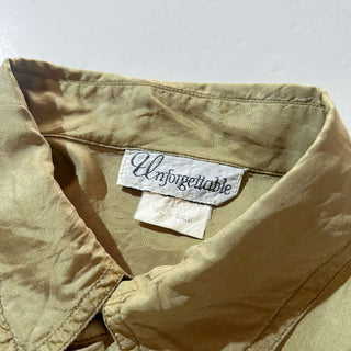 80's～90's  Unforgettable くすみシルク L/S シャツ