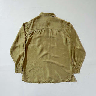 80's～90's  Unforgettable くすみシルク L/S シャツ