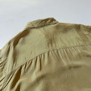 80's～90's  Unforgettable くすみシルク L/S シャツ