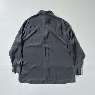 90's "made in AUSTRALIA" COUNTRY ROAD ボタンダウン ヘビーシルク L/S シャツ