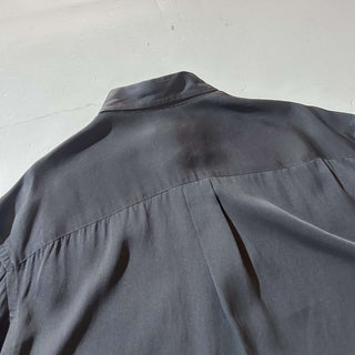 90's "made in AUSTRALIA" COUNTRY ROAD ボタンダウン ヘビーシルク L/S シャツ