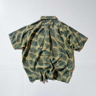 80's handloom emporium レーヨン 総柄 S/S シャツ