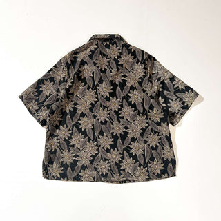 90's BON WORTH 花柄 開襟 S/S シャツ
