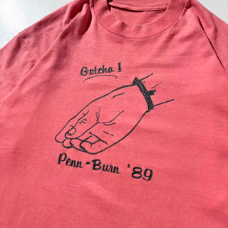 80's Penn Burn ハンドサイン プリント Tシャツ