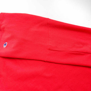 90's "MADE IN USA" Champion ロゴ プリント Tシャツ (レッド)