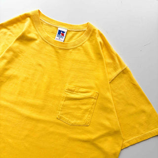 90's～00's "MADE IN USA" RUSSEL ATHLETIC 無地 ポケット Tシャツ