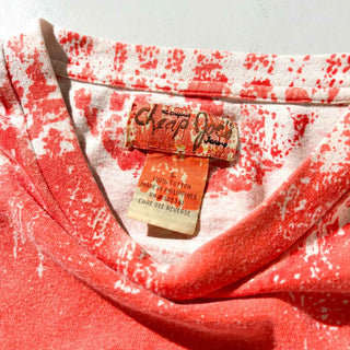 00's Cheap Joe's Jeans ブリーチ風 プリント Tシャツ