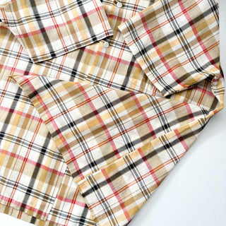 ～70's "MADE IN USA" Sears チェック オープンカラー S/S シャツ