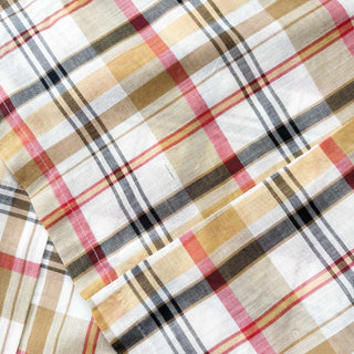 ～70's "MADE IN USA" Sears チェック オープンカラー S/S シャツ