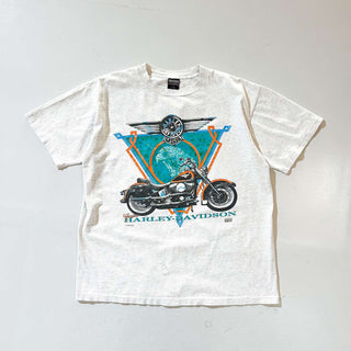 90's "made in USA" Harley Davidson プリント Tシャツ