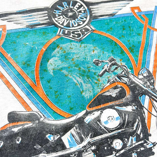 90's "made in USA" Harley Davidson プリント Tシャツ