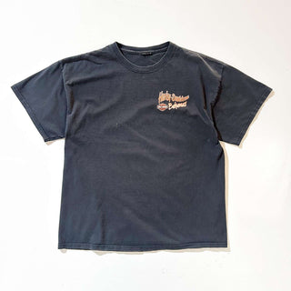 00's Harley Davidson ワンポイント フェード プリント Tシャツ