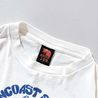 90's ペリカン カレッジ風プリント Tシャツ