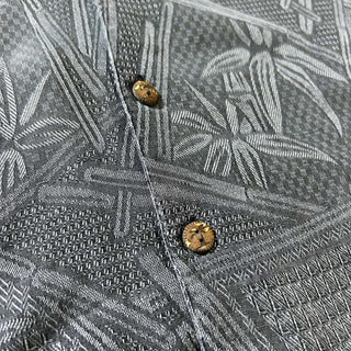 00's JAMAICA JAXX 総柄 オープンカラー ヘビーシルク S/S シャツ