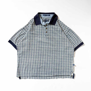 ～00's DRUMMER BOY チェック ポロシャツ