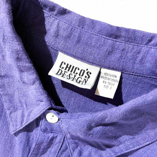 90's CHICO'S DESIGN リネン L/S シャツ