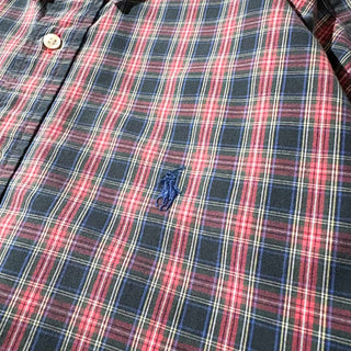 90's Ralph Lauren "BLAKE" タータンチェック B.D. L/S シャツ