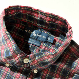 90's Ralph Lauren "BLAKE" タータンチェック B.D. L/S シャツ