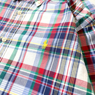90's～00's Ralph Lauren チェック B.D. L/S シャツ