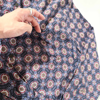 00's WHITE STAG 総柄 レーヨン L/S シャツ