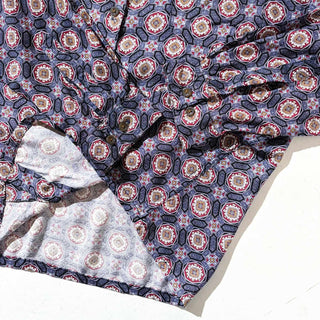 00's WHITE STAG 総柄 レーヨン L/S シャツ