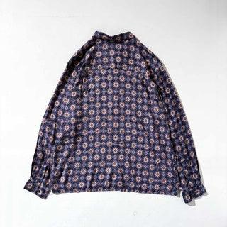 00's WHITE STAG 総柄 レーヨン L/S シャツ