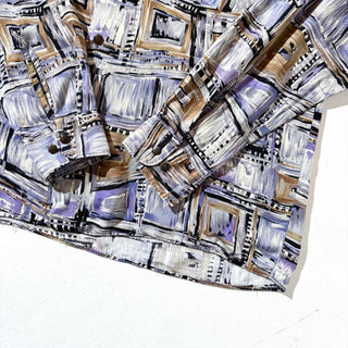 ～00's Bruttini 総柄 レーヨン L/S シャツ