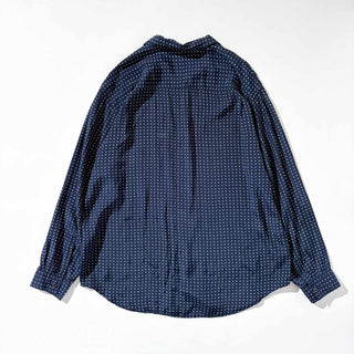 00's FOSTERS ビスコース ダイヤ柄 オープンカラー L/S シャツ