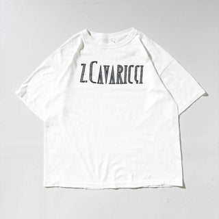 90's～00's Z.CAVARICCI ブランド ロゴ プリント Tシャツ