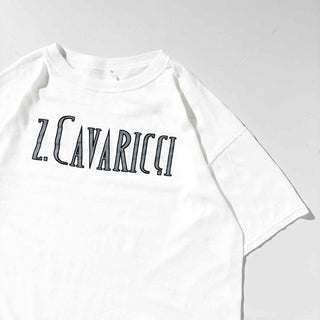 90's～00's Z.CAVARICCI ブランド ロゴ プリント Tシャツ