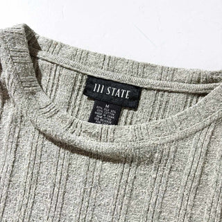 III STATE シルク ニット Tシャツ