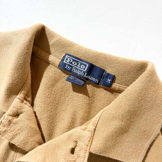 90's Ralph Lauren ワンポイント ポロシャツ(マロン)