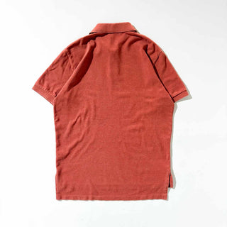 90's Ralph Lauren ワンポイント ポロシャツ(ブラッドオレンジ)