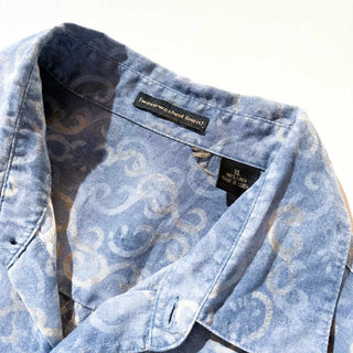 ～00's リネン 総柄 S/S シャツ