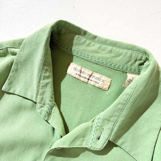 00's ISLAND REPUBLIC ボックスカット シルク S/S シャツ