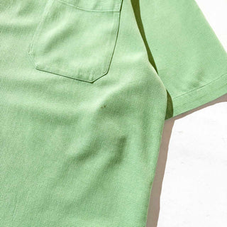 00's ISLAND REPUBLIC ボックスカット シルク S/S シャツ