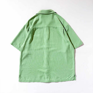 00's ISLAND REPUBLIC ボックスカット シルク S/S シャツ