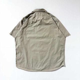 90's Ralph Lauren "ガチャポケ" コットン ワーク S/S シャツ