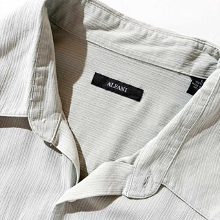 00's ALFANI ボックスシルエット シルク S/S シャツ
