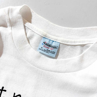90's "MADE IN USA" Stedman メッセージプリント Tシャツ