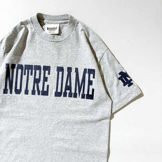90's "MADE IN USA" identity "NOTRE DAME" カレッジプリント Tシャツ