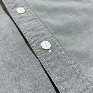 Ralph Lauren ダブルポケット 無地 S/S シャツ(チャコールグレー)